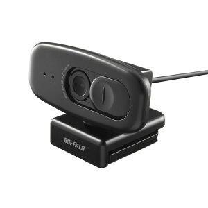 バッファロー 200万画素 WEBカメラ 広角120°マイク内蔵（ブラック） BSW500