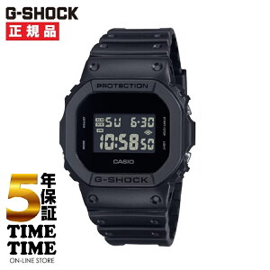 CASIO カシオ G-SHOCK Gショック メンズ デジタル オールブラック DW-5