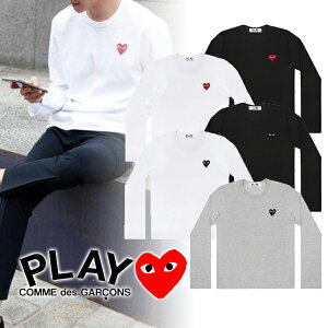 コムデギャルソン PLAY プレイ ハートロゴ ロンT カットソー 長袖tシャツ メンズ