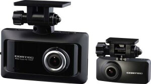 コムテック 車用 前後2カメラ ドライブレコーダー ZDR026 前後370万画素 WQH