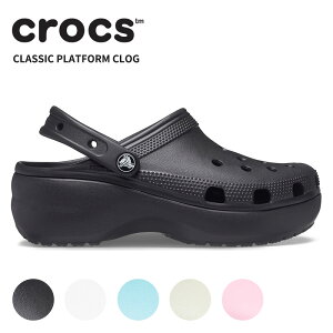 クロックス レディース サンダル CROCS クラシック プラットフォーム クロッグ Cl