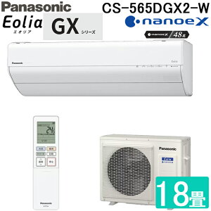 (LINEクーポン有)パナソニック CS-565DGX2-W ルームエアコン エオリア E