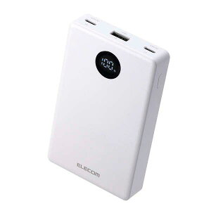 ELECOM 半固体モバイルバッテリー 10000mAh/35W DE-C86-10000