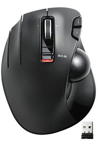 エレコム ワイヤレス トラックボールマウス EX-G 左手用 6ボタン チルトホイール（左