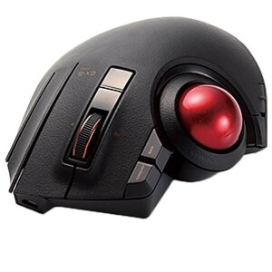 エレコム トラックボール“EX-G PRO”(親指操作タイプ) LLサイズ ブラック M-