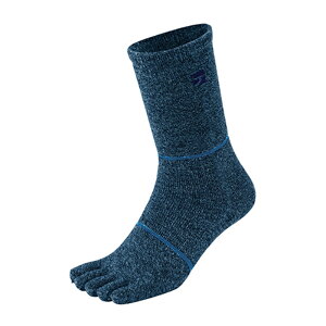 ファイントラック(finetrack) メリノスピンソックスアルパイン5本指 S NAVY