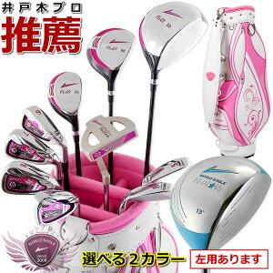 ワールドイーグル 華やかに☆WE-FL-01＋G510 レディース13点ゴルフクラブセット