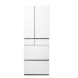 東芝 586L 6ドア冷蔵庫 GR-A590WFS(TW) フロストホワイト GRA590