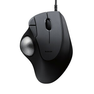 エレコム 有線トラックボール IST5ボタン 人工ルビーモデル（ブラック） M-IT10U