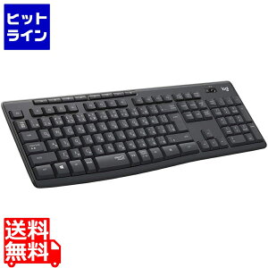 ロジクール サイレント ワイヤレスキーボード K295 グラファイト K295GP