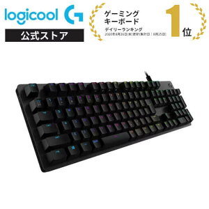Logicool G ゲーミングキーボード 有線 G512 GXスイッチ リニア タクタイ