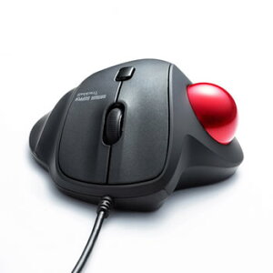 サンワサプライ有線トラックボール エルゴノミクス形式 マウス MA-TB128BK★