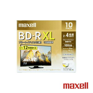 ブルーレイディスク 1回録画用 10枚パック BD-R 100GB 3層 XL 2-4倍速