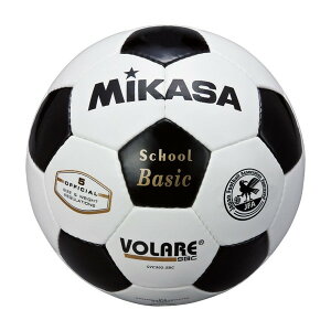 MIKASA SVC502SBC-WBK サッカー5号手縫い 検定球 白/黒