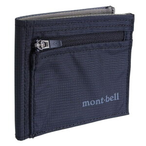 Riverall mont-bell モンベル 財布 メンズ 二つ折り財布 ナイロン ブラ