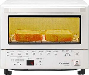 パナソニック コンパクトオーブン トースト焼き加減自動調整 8段階温度調節 ホワイト NB