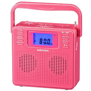 オーム電機 OHM ELECTRIC ステレオCDラジオ RCR-500Z-P ピンク ワ