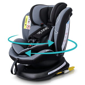 Reecle チャイルドシート 360° 回転式 新生児~12歳頃 ISOFIX対応 3点