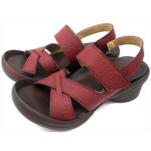[Re:getA]リゲッタ レディース クロスベルト ウェッジ サンダル R2682 RB