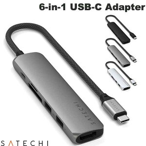 Satechi 6-in-1 USB-C Slim Multiport Adapter P