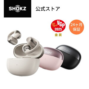 Shokz OpenDots ONE ワイヤレスイヤホン 耳を塞がない オープンイヤー イ