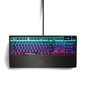 SteelSeries ゲーミングキーボード 有線 ハイブリッドメカニカルスイッチ 日本語