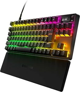 SteelSeries ラピッドトリガー 搭載 ゲーミングキーボード テンキーレス 有線