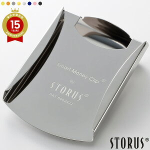 STORUS スマートマネークリップ チタン マットブラック ストラス 財布 メンズ マネ