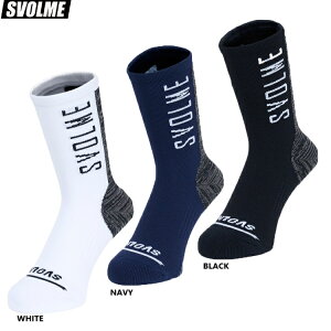 SVOLME スボルメ ロゴパワーグリップミドルソックス 25SS 1251-40522