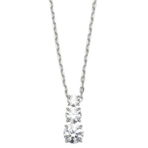スワロフスキー SWAROVSKI アトラクト トリロジー ラウンド ペンダント （シルバ
