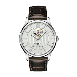 ティソ TISSOT TRADITION AUTOMATIC OPEN HEART T06