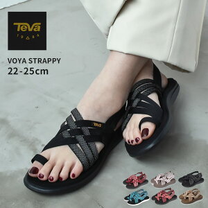 テバ ボヤ ストラッピー TEVA サンダル レディース ブラック 黒 レッド 赤 VOY