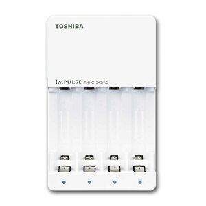 東芝 充電式IMPULSE 充電器 単3形・単4形兼用急速充電器 TNHC-34SMC [