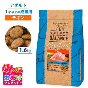 10%OFF クーポン おまけ付き セレクトバランス グレインフリー 猫 アダルトチキン