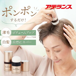 ヘアプラス ビューファンデパウダー 8g 白髪隠し 薄毛隠し ダークブラウン 女性用 白髪