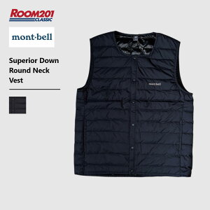 モンベル スペリオダウン ラウンドネック ベストmont-bell 1101670 アウタ