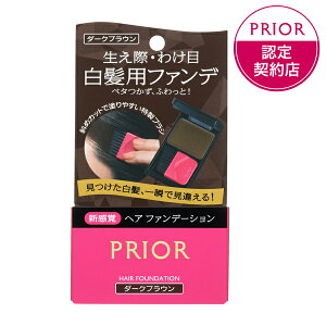 資生堂 プリオール ヘア ファンデーション ダークブラウン