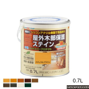アトムハウスペイント（塗料/ペンキ）（ウッドデッキ/防虫防腐）水性ウッドエバープロテクト（