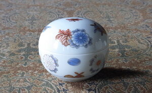 深川製磁 菊七宝 ボンボニエール aa038