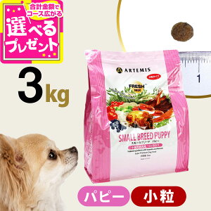 アーテミス フレッシュミックス スモールブリード パピー 3kg 小粒 小型犬 仔犬 子犬