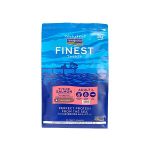 フィッシュ4ドッグ サーモン 小粒 3kg ファイネスト ○