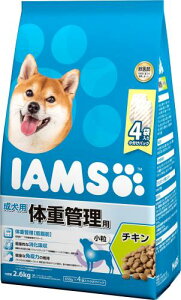 アイムス ドッグ 1歳から 体重管理用 小粒 2.6kg 小分け(650g×4袋) チキン