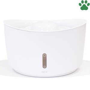 GEX ピュアクリスタル ウェル 1.5L 猫用 ホワイト自動給水器 獣医師推奨 USB電