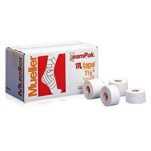 Mueller ミューラー 粘着性・非伸縮コットンテープホワイトプロテープ 38mm （3