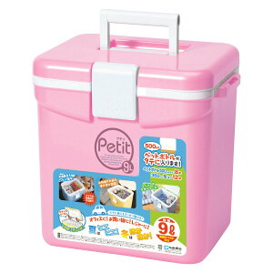 サンコープラスチック クーラーボックス 9L クールエース 9S プティ ピンク 4858