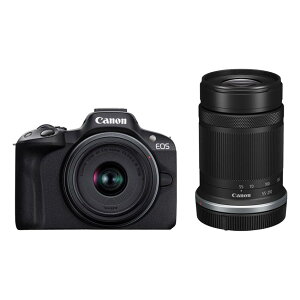 Canon ミラーレス一眼カメラ EOS R50 ダブルズームキット(RF-S18-45+