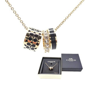 コーチ COACH ネックレス シグネチャー ラインストーン サークル ネックレス C-9