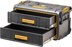 デウォルト(DEWALT) タフシステム2.0 2段チェスト 工具箱 収納ケース ツールボ