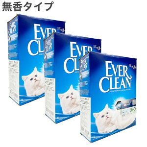 エバークリーン 無香タイプ 猫砂 猫用 6L ×3箱入