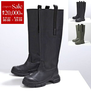 GANNI ガニー ロングブーツ Recycled Rubber Country Boot